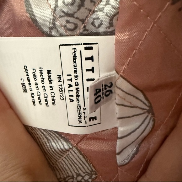 Fiorucci Mushroom Biker puffer jacket in gray NWT Size: M/40 IT - Picture 4 of 7